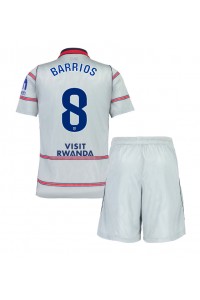 Atletico Madrid Pablo Barrios #8 Babyklær Tredje Fotballdrakt til barn 2026-27 Korte ermer (+ Korte bukser)
